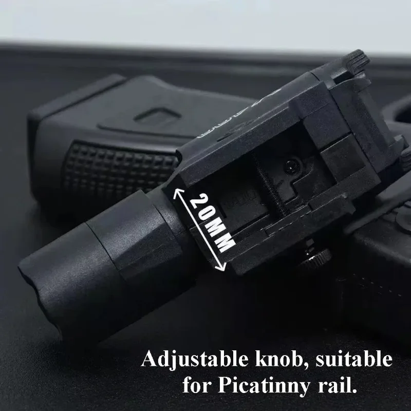Weap0n بندقية ضوء مصباح يدوي ل M416/M1911/ G18 الادسنس مسدس بندقية صالح 20 مللي متر ويفر Picatinny السكك الحديدية الصيد مصباح يدوي #5