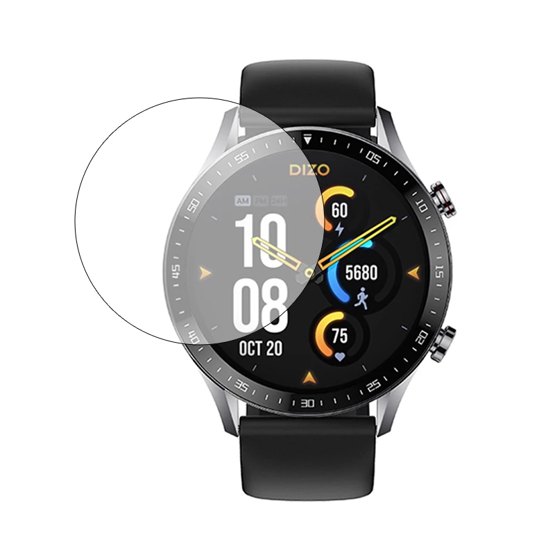 Capa protetora de película TPU macia, Realme Techlife DIZO Watch R Talk Smartwatch Protetor de tela, Acessórios inteligentes, 5pcs