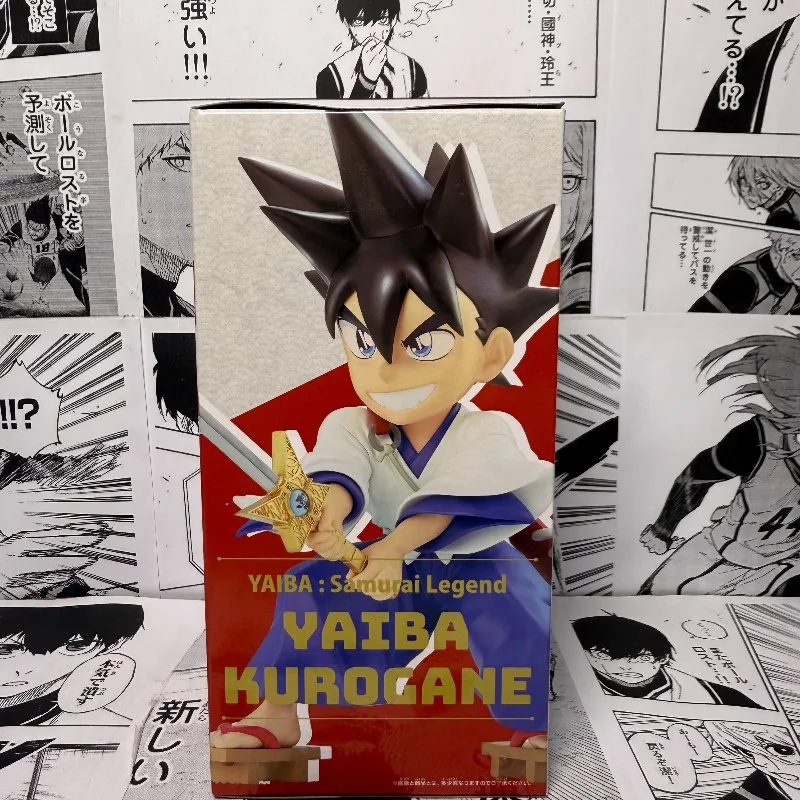 Genuine Kenyuu Densetsu Yaiba YAIBA 15cm PVC Action Anime Figure Model Toys Figure Collection Doll Gift