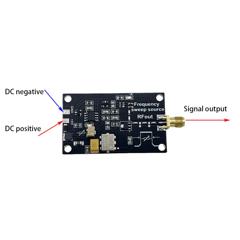 Fuente de señal de 915MHz, amplificador RF, fuente de barrido de frecuencia digital, fuente de aislamiento de señal, módulo RF