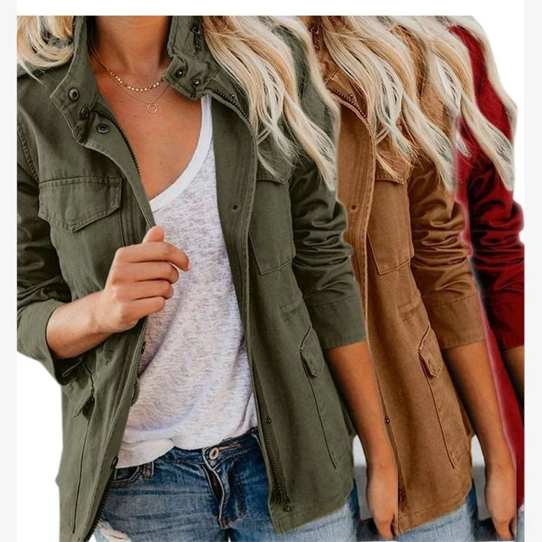 

Свободное женское пальто на молнии, модная повседневная верхняя одежда 2023, удобная посадка на молнии, дизайн для женщин irt