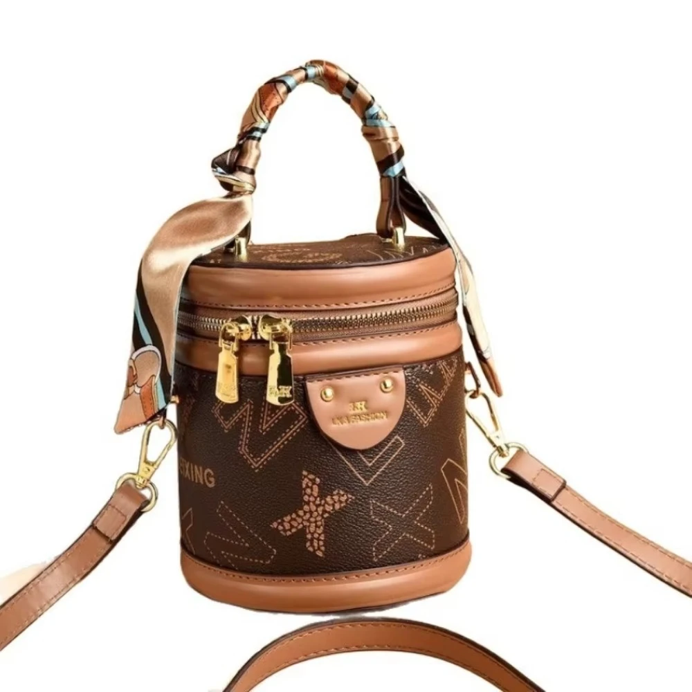 European and American new light luxury versatile high-end sensory bag with printed letters crossbody bag texture shoulder bag