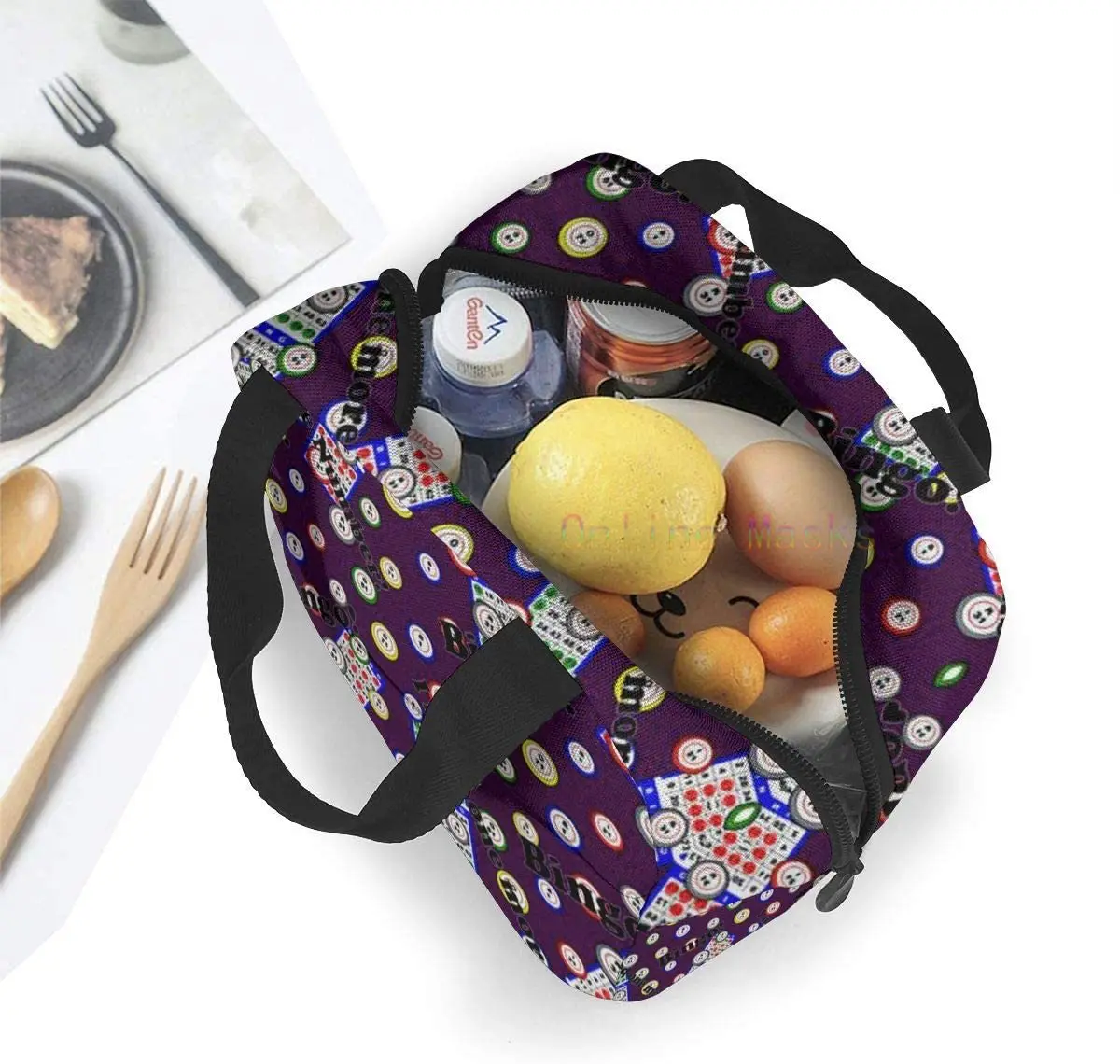 Bingo ho bisogno di un altro Numbe Lunch Bag Cooler Bag da donna Tote Bag coibentato Lunch Box Soft Liner Lunch Container per Picnic Travel