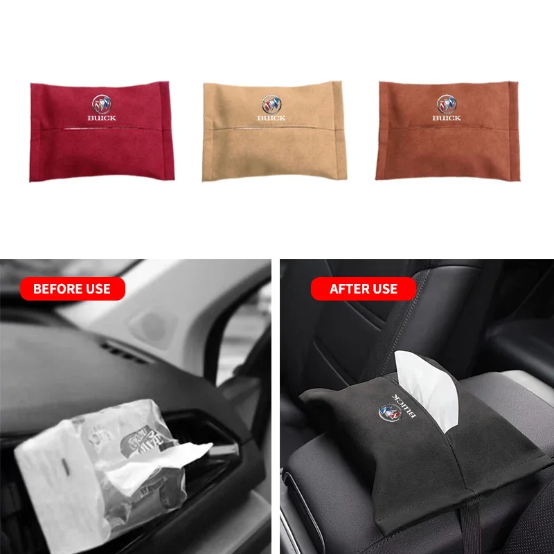 

Автомобильный держатель для салфеток на солнцезащитный козырек/спинку сиденья, подвесная сумка-органайзер для Buick Century, Excelle XT, Envision, Verano, Regal, Park Avenue, GL8