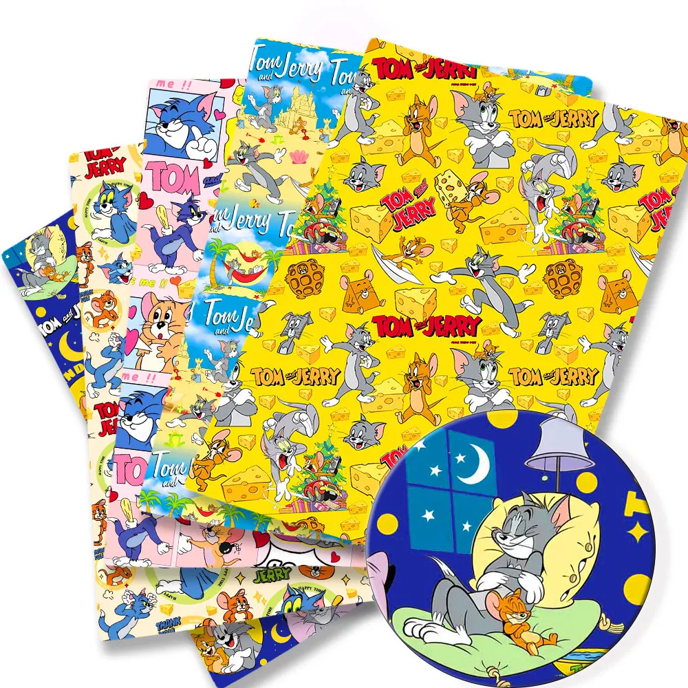 Tela de dibujos animados BEAST KINGDO de 140x50CM, patchwork de dibujos animados, textil para el hogar infantil, costura, falda de muñeca, cortina, falda DIY para niña 13131