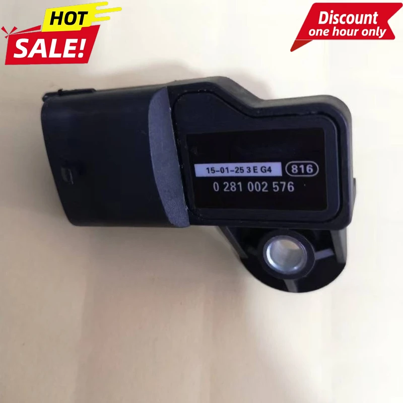 Intake Air Pressure Sensor 0281002576 for Volvo Cummins 289733 Turbo Boost Map Sensor