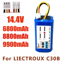 14.4V 12800mAh 18650 li-ion battery For LIECTROUX C30B XR500 E30 For PROSCENIC 800T 830P 820P 820T 820S Robot Vacuum Cleaner