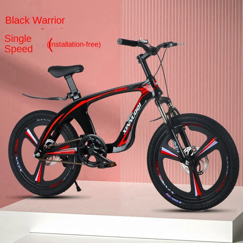 WOLFACE Magnesium Alloy Mountain Bike Primary School Students 7-14 Years Old Shock-absorbing Bicycle Boys And Girls 18 Inches