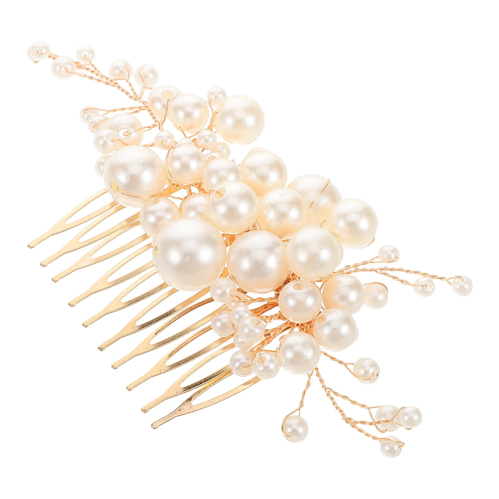 

Пластиковая жемчужная расческа для волос ручной работы, элегантные свадебные боковые заколки для невесты, подружки невесты, аксессуары для волос для официальных вечеринок