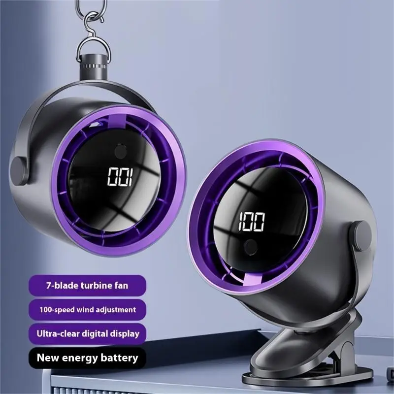 

Многофункциональный новый бесшумный перезаряжаемый мини-вентилятор с клипсой для офиса, рабочего стола, студенческого общежития, портативный, на прищепке