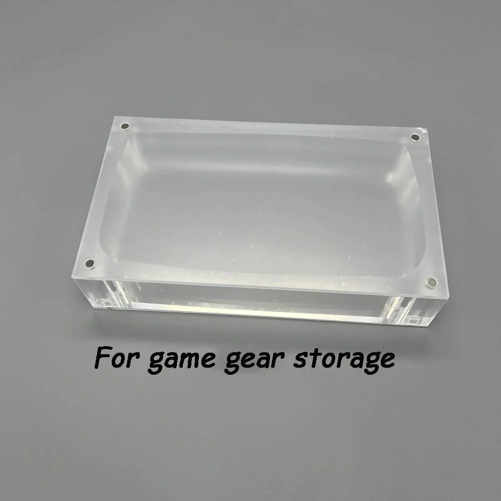 Transparent Magnetic Acrylic box For sega GameGear GG Game Console Cover Shell Box Clear Display Storage Stand