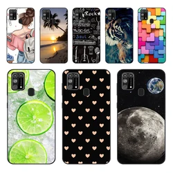 For Samsung Galaxy M31 Case Silicone Soft TPU Back Cover Phone Cases for Samsung M31 Cover M315 6.4