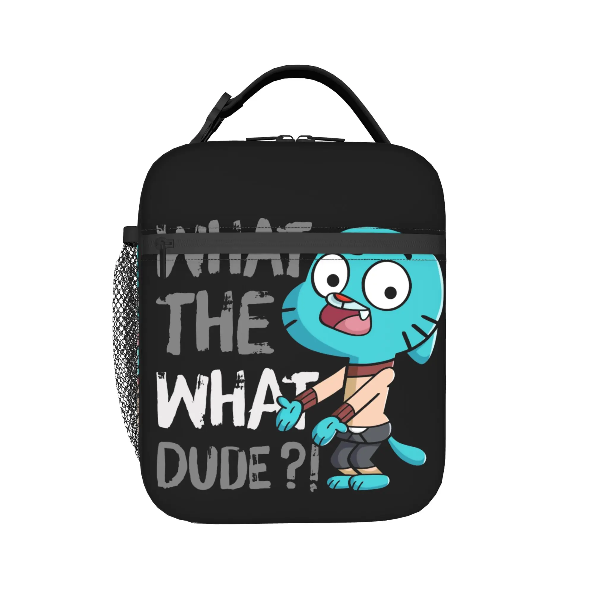 What The What Dude Insulated Lunch Bags High Capacity Gumballs Lunch Container Thermal Bag Tote Lunch Box School  Picnic