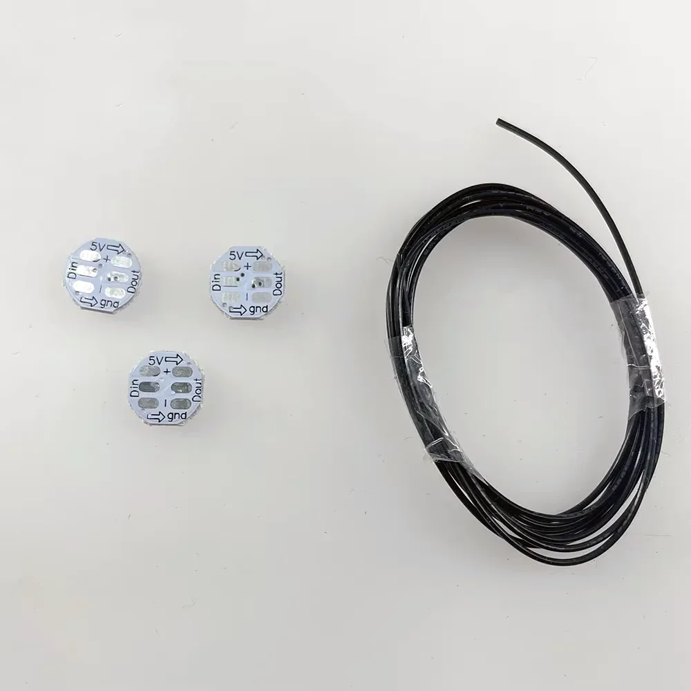 NeoPixel RGBW Mini Button PCB 1M 30AWG PTFE Cables for Voron 2.4 Voron Trident StealthBurner Extruder 3D  printer