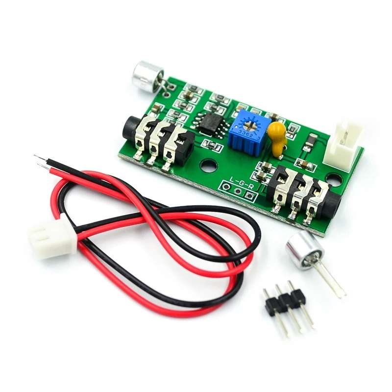 

1/2/5/10/30Pcs Mic Head Pickup Amplifier Module Gain Adjustable Audio Amplifier Circuit AC Signal Amplifier Board