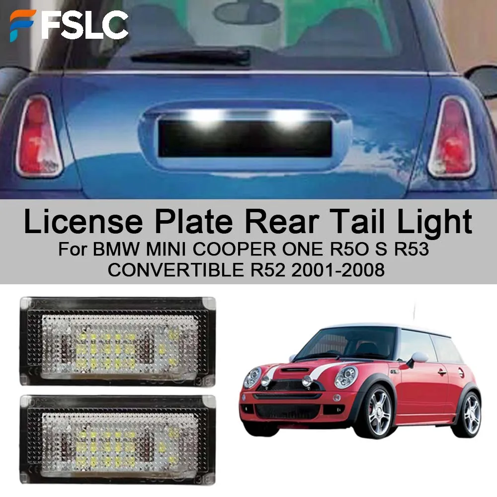 

Аксессуары для автомобилей: задний фонарь с подсветкой номерного знака для BMW MINI COOPER ONE R50/S R53 CONVERTIBLE R52 2001-2008, улучшение для автомобиля