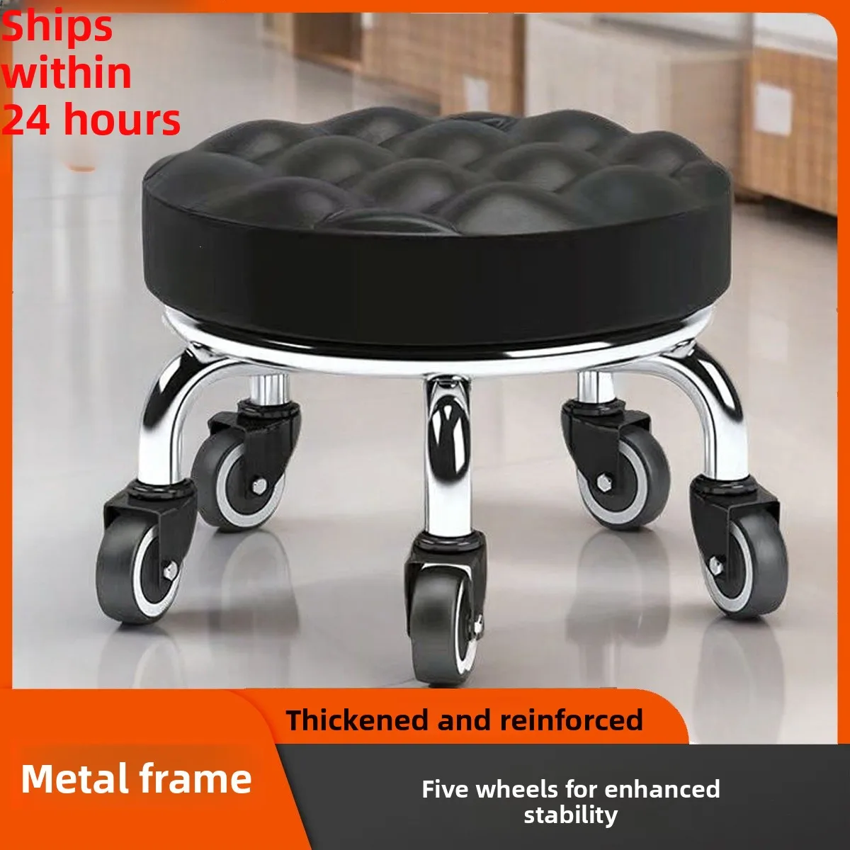 modern-minimalist-metal-short-stool-with-wheels-for-babies-learning-to-walk-universal-wheels-quiet-design-home-furniture