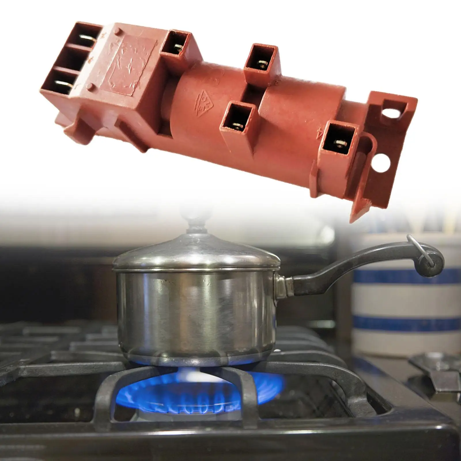 Gas Stove Igniter Kitchen Lighters Oven Stove Ignition Four Terminal Connections Spark Igniter Gas Stove Igniter