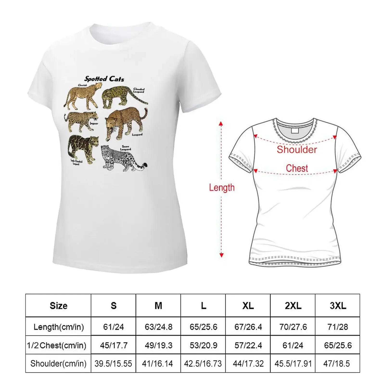 Spotted Cats T-shirt cute clothes korean fashion clothes for Women