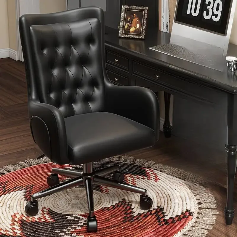 

Support Computer Office Chair Accent Rotating Modern Comfy Office Chair Ergonomic Nordic High Back Chaise De Bureaux Furniture