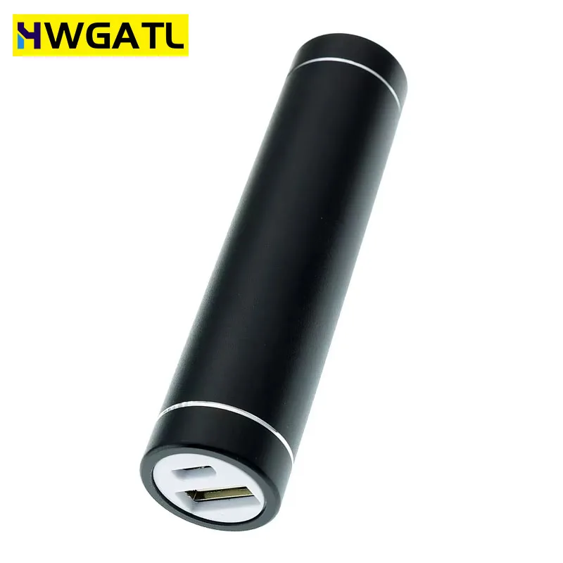 HWGATL  Metal Power Bank DIY Kit Storage Case Box Free welding Suit 1X 18650 Battery 5V 1A USB External Charger smart phone