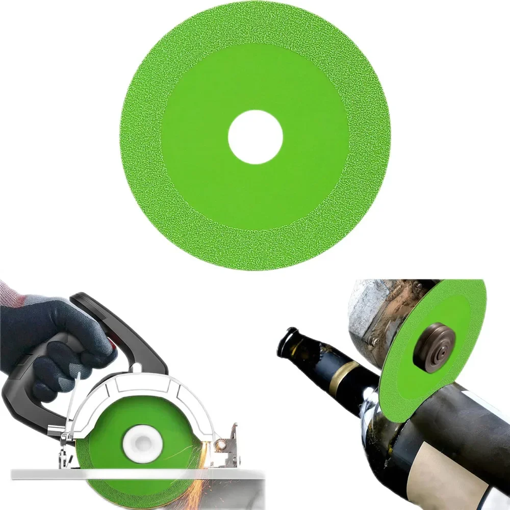 Glass Cutting Disc 100mm Ultra-thin Saw Blade Jade Crystal Wine Bottles Grinding Chamfering Cutting Blade Glass Disk