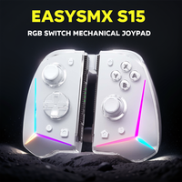 EasySMX S15 Wireless Switch Joypad Controller Compatible with Nintendo Switch/OLED, RGB Hall Effect, 6 Axis Gyroscope