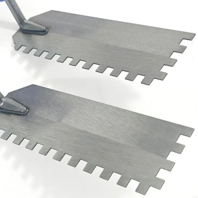 Masonry Trowel Building Tool For Brick & Tile Work With Notched Y4QC