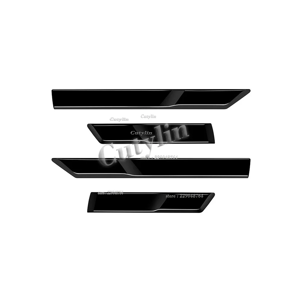 For Toyota Hilux 2026 2027 Exterior Car Accessories ABS Black Side Door Body Molding Trim Strip Protector Guard Cover Sticker