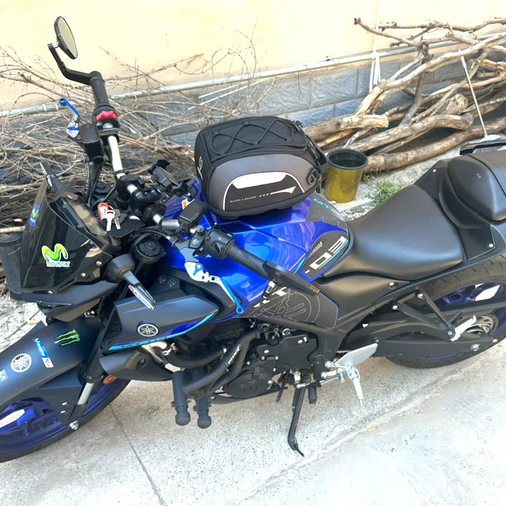 

For Yamaha MT-125 MT-03 MT-09 SP Tracer quick-disconnect fuel tank bag anti-theft waterproof mobile phone navigation bag