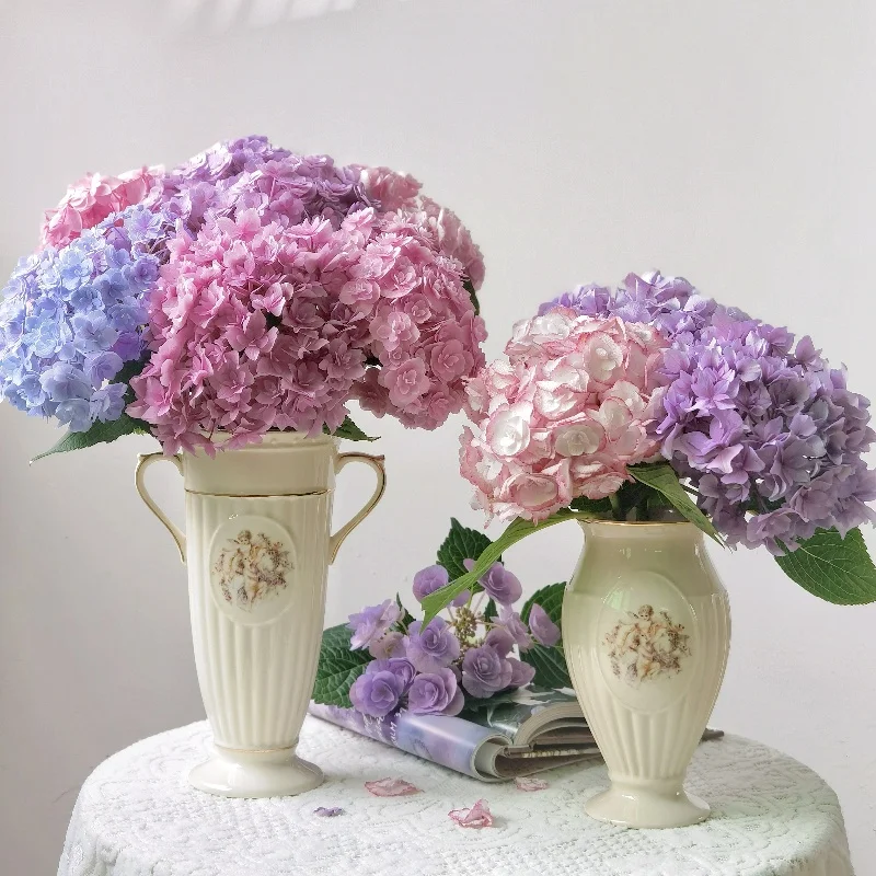 

American Style High-end Style Vase Art Living Room Decorative Item Design Sense Retro Ceramics Vases Vaas Living Room Decoration