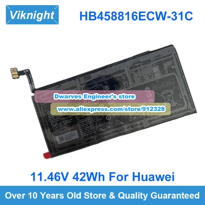 

Genuine 11.46V 3565mAh 42Wh HB458816ECW-31C CBattery HB458816ECW-31A For Huawei HB4588I6ECW-31C Rechargeable Battery Packs