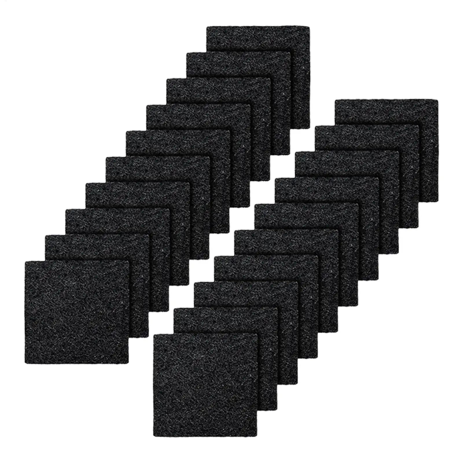 

20pcs Odor Filter Activated Charcoal Adhesive Eliminator Trash Can Odor Absorber Filter For Indoor Outdoor Home Kitchen
