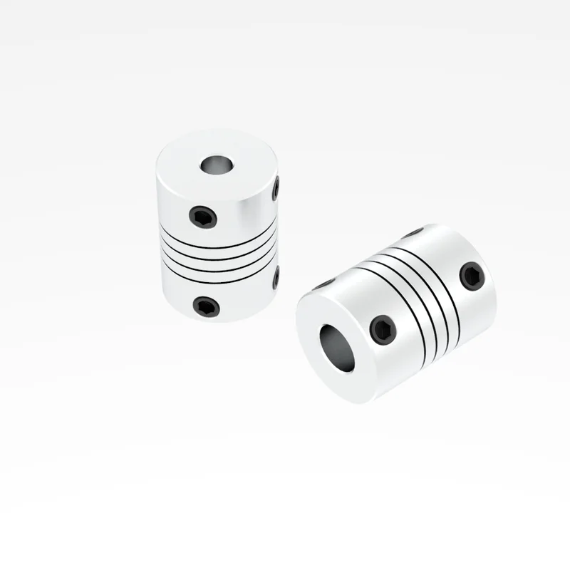 Aluminium CNC Motor Jaw Shaft Coupler 5mm To 8mm Flexible Coupling OD 19x25mm Dropshipping 3/4/5/6/6.35/7/8/10mm
