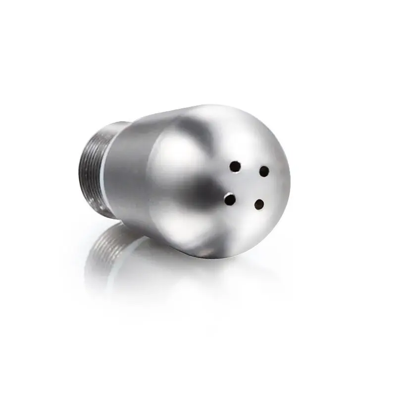 4 Hole Steam Nozzle in 304 Stainless Steel for Barsetto BAE01 BAE02 Coffee Machines 1mm Aperture 360 Rotation Silver
