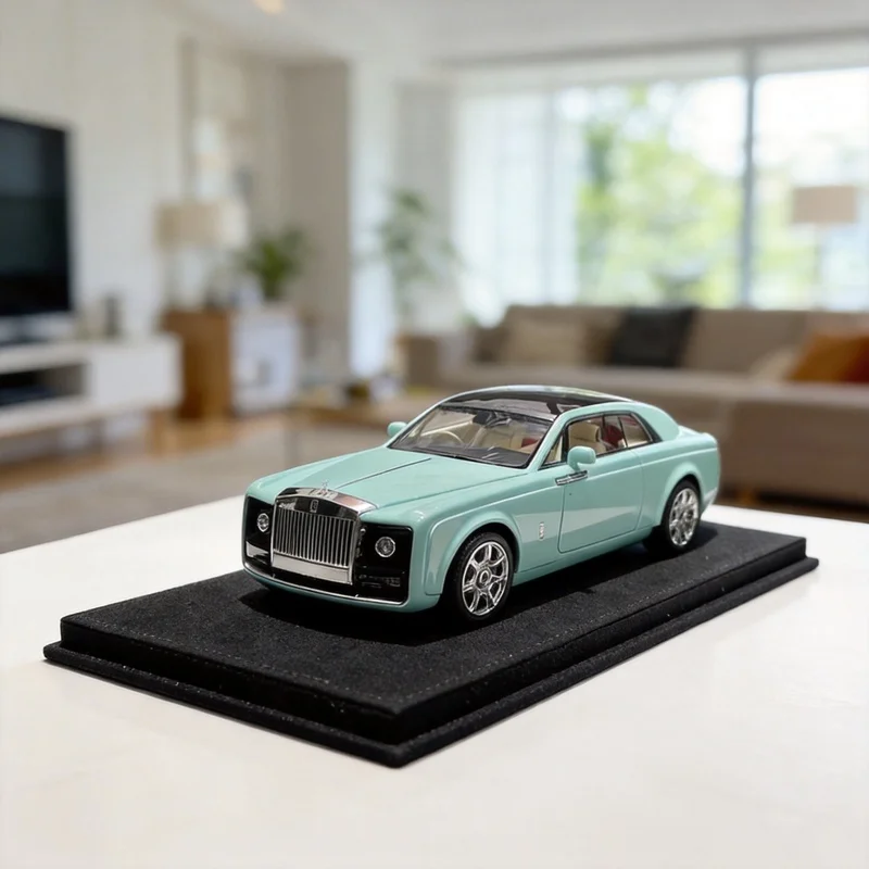 Modelo de Coche de Resina IVY Tailor 1:18 Huiying Retro Coupe