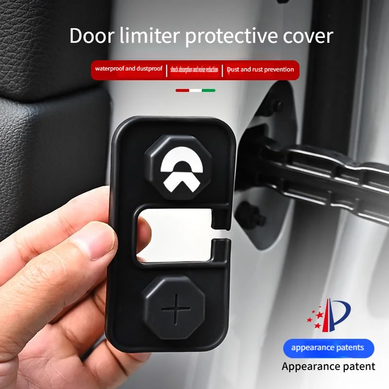 

Подходит для ограничителя двери NIO, непромокаемый и нержавеющий силиконовый материал легко устанавливается и защищает ваш автомобиль.