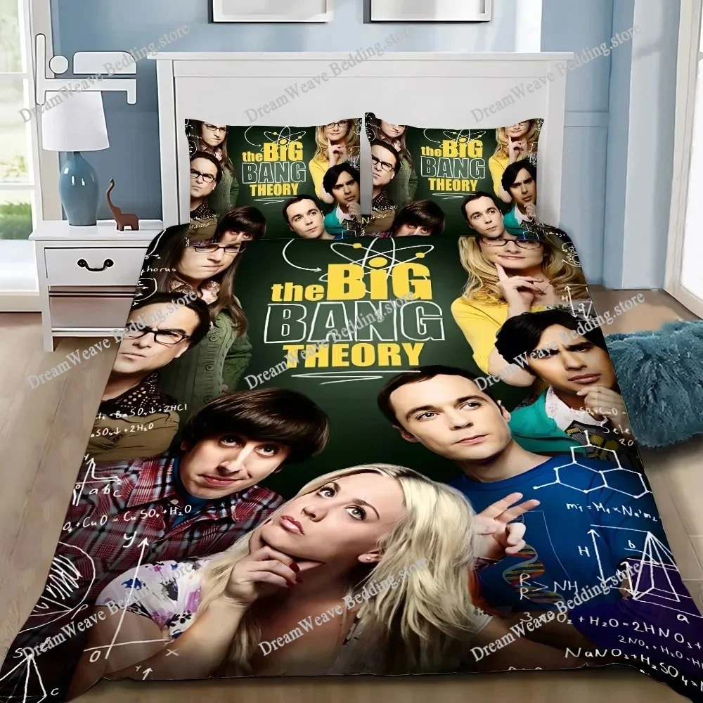 

Duvet Cover 3D The Big Bang Theory Exquisite Cosplay Digital Printing Bedding Set Comforter Bed Youth Home Decor Girls Boys Gift