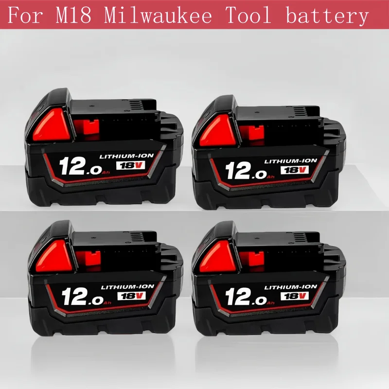 

Для M18 Milwaukee 18 В 6,0 Ач/9,0 Ач/12,0 Ач, сменный литий-ионный аккумулятор, для 18 В 48-11-2830 0730-20 аккумулятор для инструментов