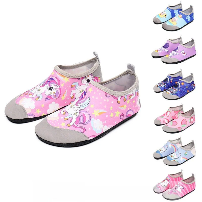 

Children's Diving oes Qui Dry Water oes ex Snorkeling oes Anti Slip Beach Sandals Str Truing oes Barefoot ...