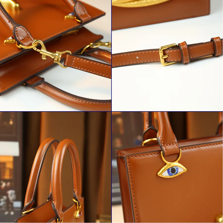Fashionable Letter Logo Designer Diaper Bag For Women Unique Vintage Crossbody Handbag Luxury Leather Chic Shoulder Tote Large