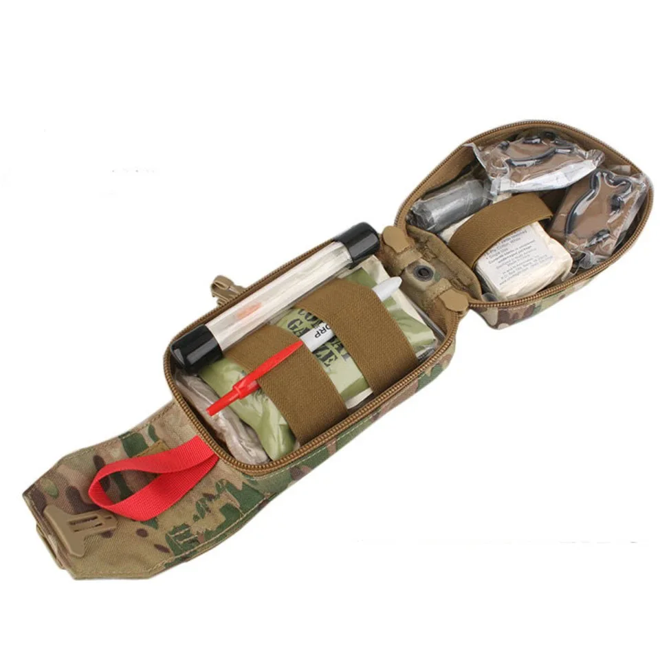 กระเป๋าแพทย์ FMA MC ATD สำหรับเสื้อกั๊กทางยุทธวิธี กระเป๋า Molle แบบพกพา ชุดปฐมพยาบาลทางยุทธวิธี
