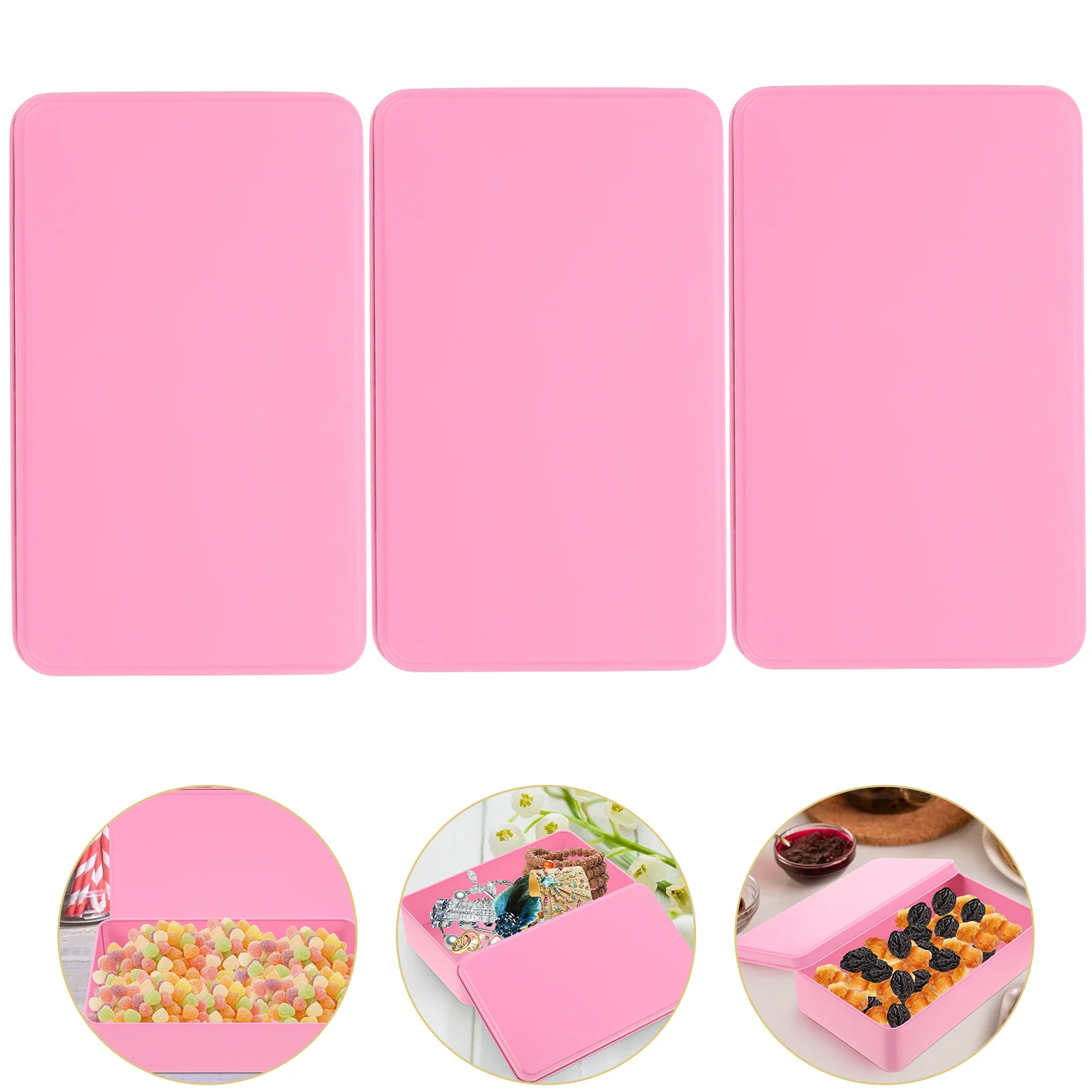 

Large Tinplate Box Wedding Tins Jar Storage Holder Can Small Gift Cases Letter Beads
