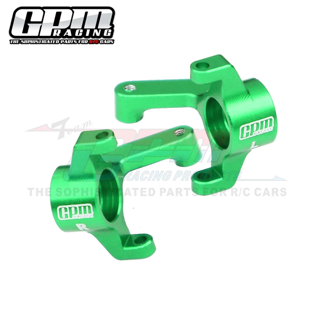 GPM Metal Aluminum 7075 Front Steering Block Spindles LOS-1983 for LOSI 1/24 Micro-B 2WD Buggy RTR LOS00007 Upgrade Accessories