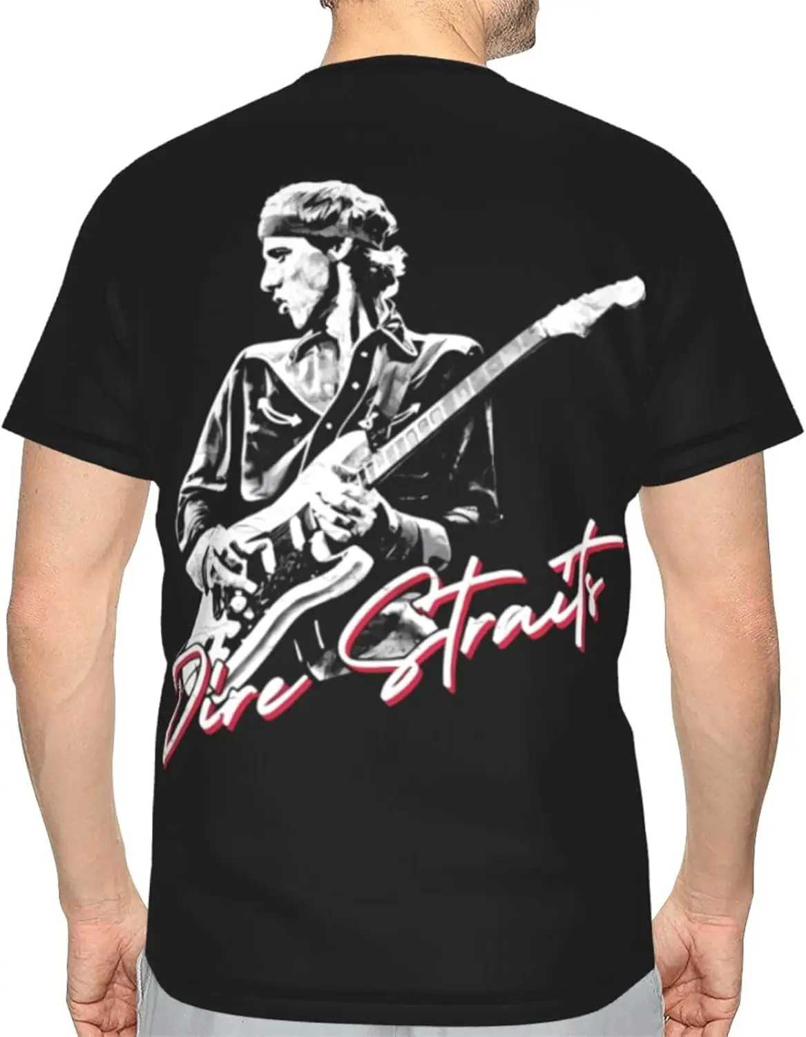 Dire Rock Straits Band T Shirt Mens Casual Tee Summer O-Neck Short Sleeves Shirts