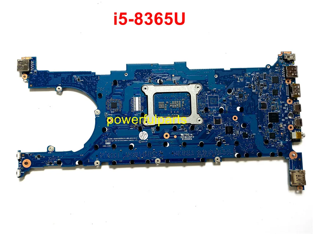 Placa-mãe l64981-001 l64981-601 para hp elitebook x360 830 g6 i5-8365u, ddr4 6050a3059101-mb-a01, trabalho perfeito