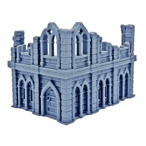 3 Styles Building Ruins Terrain Scenery For DND/Warhammer/Wargames 3D Printed Wargaming Terrain Residence Ruined Cottage House