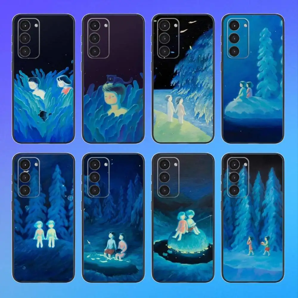 

The blue dream seulgi Black Soft Phone Case For Samsung Galaxy A73,A72,A71,A53,A52