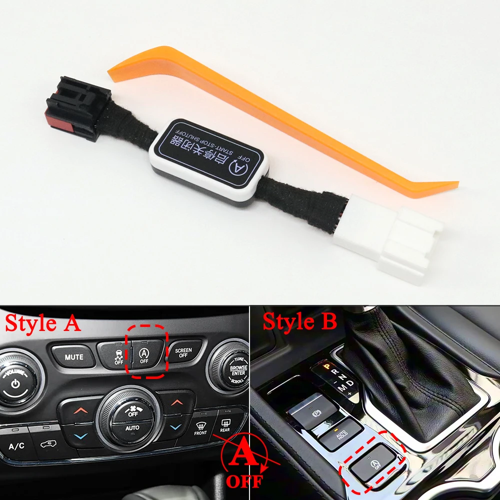 

For Jeep Cherokee 2019-2021 Commander 2019-2022 Auto Stop Start Disable Eliminator Engine Off Close Delete Cable Canceller Plug