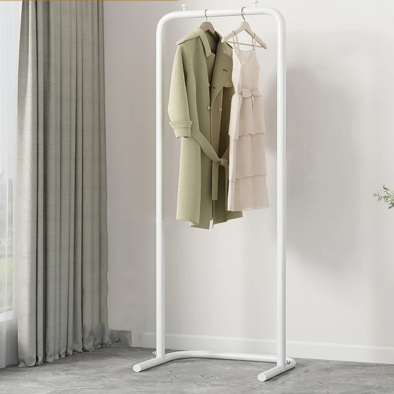 

Single Floor Clothes Hanger Modern Boutique Saving Indoor Clothes Hanger Hotel Garment Colgador De Ropa Livingroom Furniture